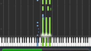 Eiffel 65 I m Blue Piano Synthesia [upl. by Arual]