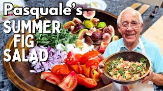 Pasquale Sciarappas Summer Fig and Tomato Salad [upl. by Eamon505]