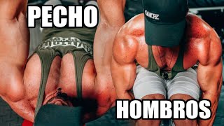 RUTINA DE PECHO Y HOMBROS RUDA  Gymtopz [upl. by Nitsrik]