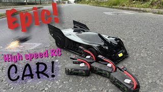 EPIC TP Dual motor Arrma RC car Fastest on the UK roads [upl. by Enitsugua]