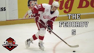 NEVER FORGET FEDOROV’S 5 GOAL GAME shorts [upl. by Strepphon546]