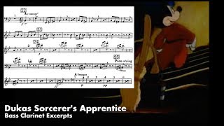 Dukas Sorcerers Apprentice — Bass Clarinet Excerpt [upl. by Seravat671]