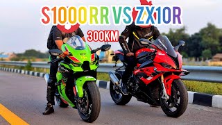 S 1000 RR vs Zx10r Drag Race❤❤kawasaki bmws1000rr zx10r viral biketrending dragrace speed [upl. by Burrus455]