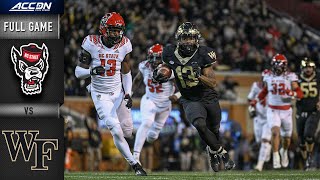 NC State vs Wake Forest Full Game  2021 ACC Football [upl. by Con]