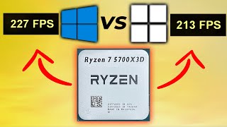 Is Windows 11 BAD for Ryzen 5000 Windows 10 vs 11 Gaming Benchmarks [upl. by Hilde]