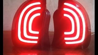 DAEWOO LANOS 2 TAIL LIGHTS 3 [upl. by Aicilas]