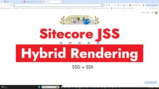 Hybrid rendering in JSS  how to use SSR  SSG together [upl. by Myrle]