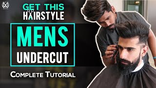 MENS UNDERCUT HAIRSTYLE Complete Tutorial  Best HAIRCUT for INDIAN MEN [upl. by Yllim]