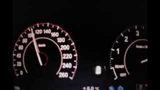 BMW 335i F30 306PS 0100 0200 kmh acceleration [upl. by Ronica]