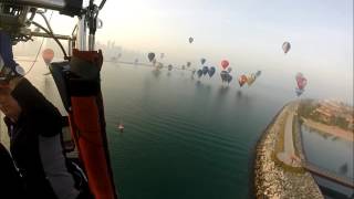 World Air Games  Hot air balloon traning flight with Danish Team Mundtballoons [upl. by Philpot752]