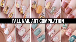 FALL NAIL ART DESIGNS 🍂 Cozy amp Easy Nail Art Compilation [upl. by Hseham415]