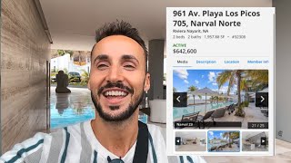 Beach Front Luxury Condo For Sale in Bucerias Nayarit Listing Tour [upl. by Eimmaj275]