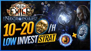 324 NEW Low Invest Farming Strategy 1020 DIVinesHour  Path of Exile Atlas Guide [upl. by Airuam]