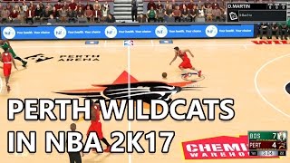 Perth Wildcats in NBA 2K17 [upl. by Hannasus]