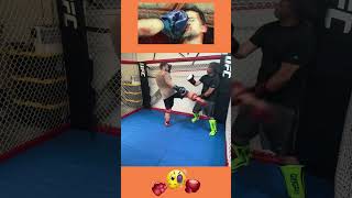 🥊🥋 Sparring 97 MMA Wing Chun JKD Karate Taekwondo BJJ and some other messy styles 🤣Short [upl. by Sutelc484]