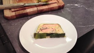 Terrine de Saumon aux poireaux Cuisine par Cedric et Seb [upl. by Nostrebor828]