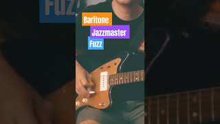 Jazzmaster baritone fuzz youtubeshorts guitar fender reels [upl. by Zakaria187]