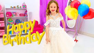 Nastya Feliz cumpleaños videos para niños [upl. by Clippard395]