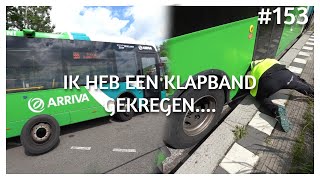 IK KRIJG EEN KLAPBAND OP DE BUS HOE NU VERDER HET LEVEN VAN DE BUSCHAUFFEUR 153 [upl. by Ojyma]