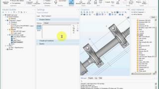 COMSOL CAE 6 Eigenfrequency Analysis Effect of Mass on Natural Frequencies [upl. by Stuppy]