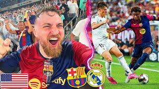 Real Madrid vs FC Barcelona  Stadionvlog aus New York 🇺🇸😱  GÄNSEHAUT XXL TRIP  ViscaBarca [upl. by Gomar]