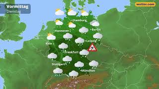 WetterUpdate Winterliche Verhältnisse in ganz Deutschland [upl. by Dayna]