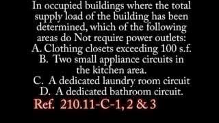 NEC Electrical code  12 Article 210  10 [upl. by Shae]