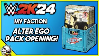 ALTER EGO 50 PACK OPENING WWE 2K24 MyFaction [upl. by Gnep]