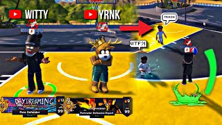 Hoops Life BEST Build Park Takeover w Yrnk amp Beat Trash Talkers  Undefeated Duo [upl. by Orfinger]