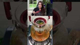 😮Sadia Imam ki secret green tea ☕ ki recipehow to make tea shorts​ youtubeshorts​ viralvideo​ [upl. by Crompton343]