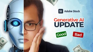 🤔Good or Bad Adobe Stock Generative AI update For Contributor Earning  Graphinir [upl. by Mahgirb]