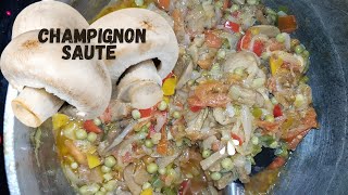 Recette Champignons sautés Fried mushroom recipe [upl. by Laikeze]