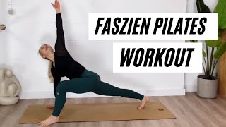 FASZIEN PILATES WORKOUT🤍 ENTGIFTEN STOFFWECHSEL AKTIVIEREN DEUTSCH [upl. by Stephie]