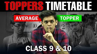 Best Timetable for class 9 and 10🔥 Secret of Every Topper Prashant kirad [upl. by Enyad]