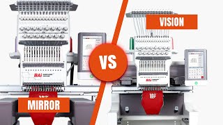 Bai Embroidery Machine Mirror vs Vision V22  Which Machine is Right for You [upl. by Eijneb480]