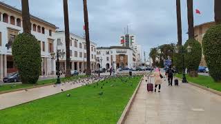 Rabat City Center Central Av Mohammed V St Peters Cathedral October 2024 [upl. by Ganny]