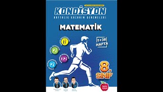 Newton Yayınları 8Sınıf Kondisyon Haftalık Kazanım Denemeleri  Deneme 1 Çözümleri [upl. by Aitnuahs568]