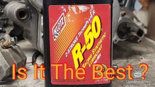 Klotz R50 is it the best 2stroke oil ever [upl. by Cowan]