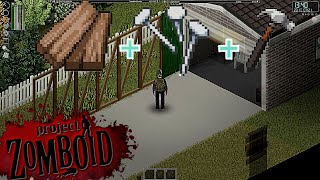 COMO HACER PAREDES DE MADERA PROJECT ZOMBOID [upl. by Drahnreb]