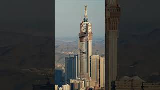 Abraj Al Bait Clock Tower  3rd Tallest Building shorts [upl. by Daveta995]