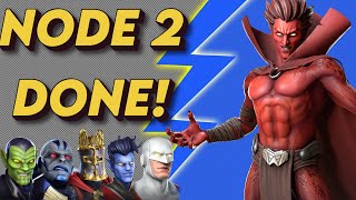 Node 2 IS EASY Dark Dimension 7 MOVES ON MARVEL Strike Force [upl. by Skrap]