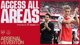 ACCESS ALL AREAS  Arsenal vs Everton 21  All the goals backstage access amp lap of appreciation [upl. by Vassar550]