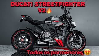 MOSTREI A DUCATI STREETFIGHTER AO PORMENOR SET UP garagem [upl. by Sedecram]