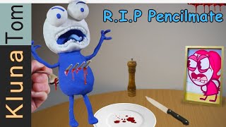 PENCILMATE food mukbang Kluna Tik style eating pencil animation [upl. by Saire]