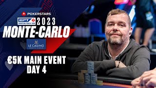 EPT MonteCarlo 2023 €5300 EPT Main Event Day 4 Livestream ♠️ PokerStars [upl. by Mort10]