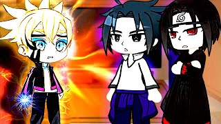 Uchiha Clan react to Naruto amp Boruto  Gacha React [upl. by Hanford]