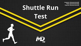 Shuttle run test 2024  MET MUZIEK Tot en met trap 20 [upl. by Nnoved]