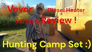 VEVOR Diesel Heater quotReviewquot DIY For Moose Camp amp Setup Properly In The Shop S3E90 [upl. by Kudva]