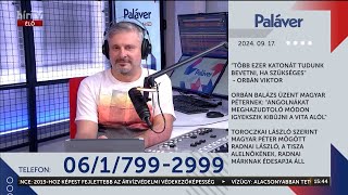 Paláver 20240917  HÍR TV [upl. by Nil470]