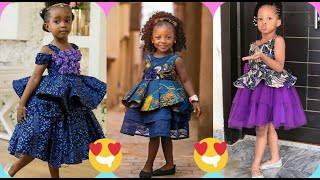 Mode africaine  30 magnifiques modèles en pagne pour vos petites filles Les enfants à la mode [upl. by Low]